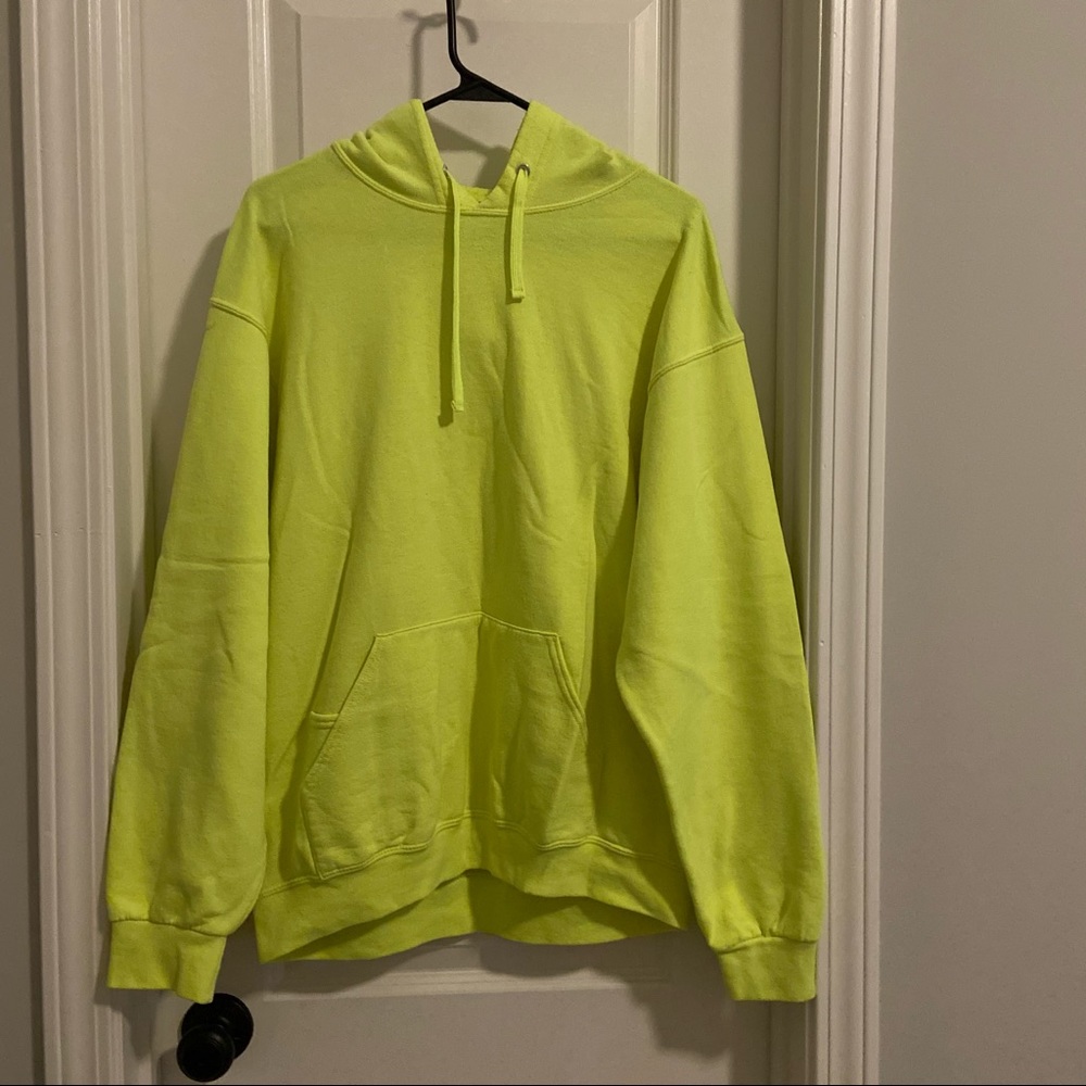 Neon yellow hoodie